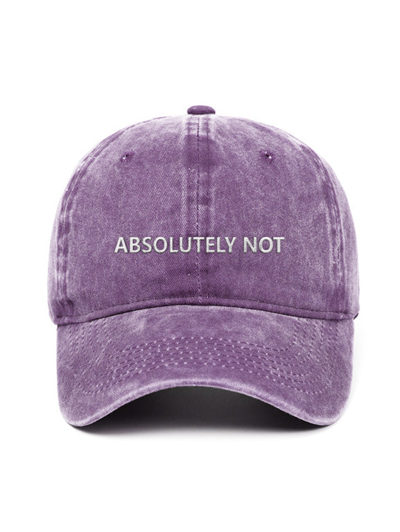 ABSOLUTELY NOT - Čapkov.cz washed kšiltovka – washed 9