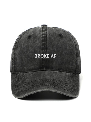 BROKE AF - Cap - Hat - Capkov - Capkov