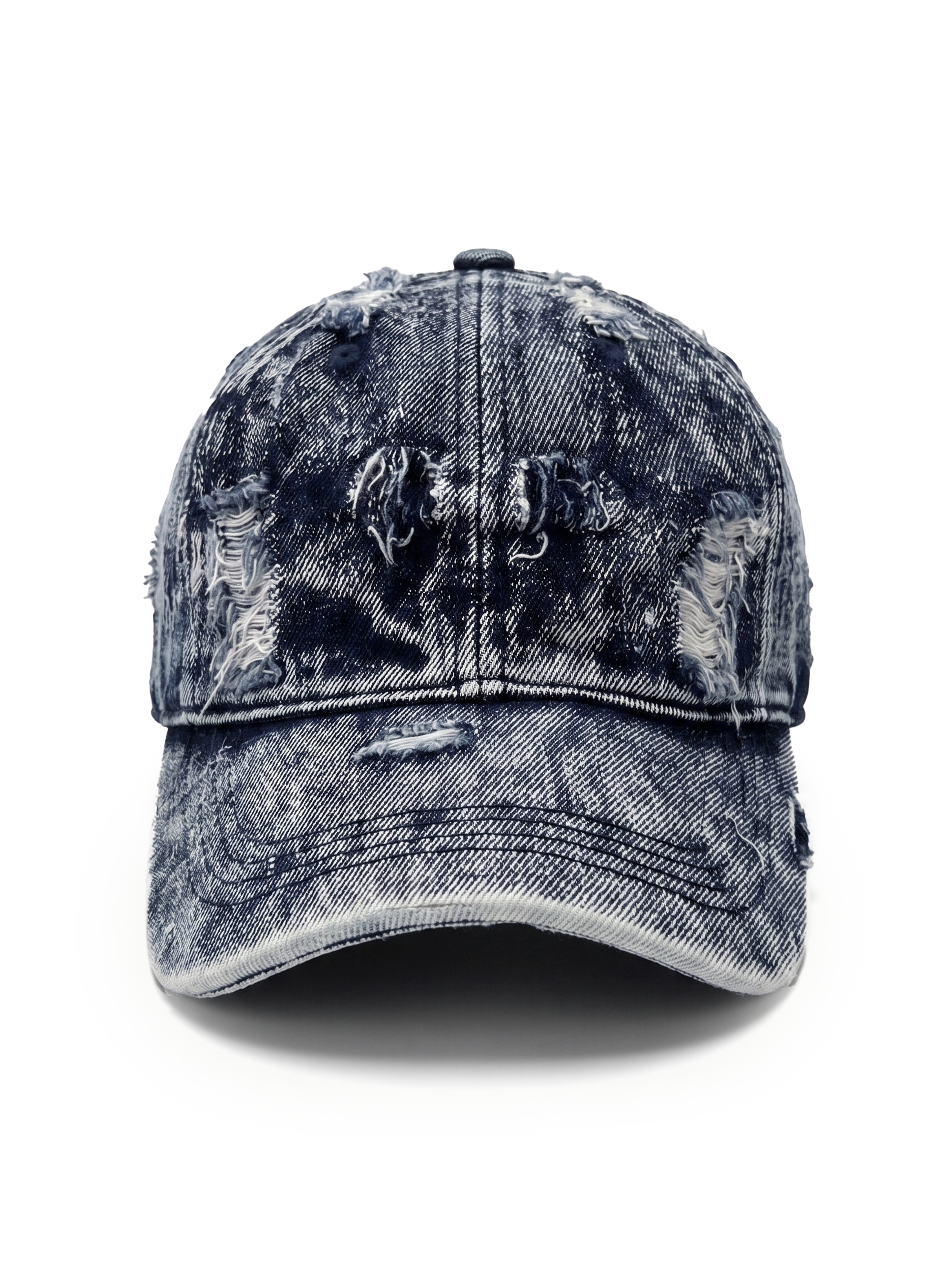 Distressed Denim čapka bez výšivky - Čapkov.cz washed kšiltovka-Hat-Capkov-Capkov