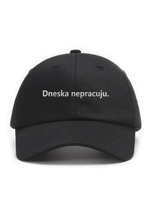 Dneska nepracuju. - Čapkov.cz kšiltovka – main non-washed