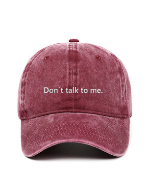 Don't talk to me. - Cap - Hat - Capkov - Capkov