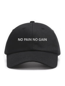 NO PAIN NO GAIN - Čapkov.cz kšiltovka – main non-washed