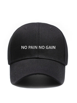 NO PAIN NO GAIN - Cap - Hat - Capkov - Capkov