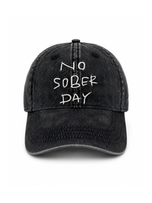 No Sober Day - Čapkov.cz washed kšiltovka-hat-Capkov-Capkov
