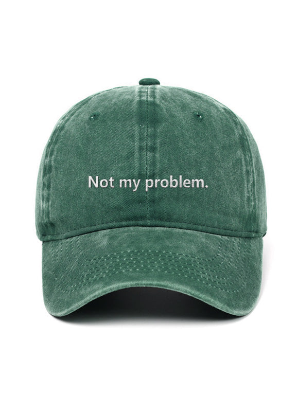 Not my problem. - Čapkov.cz washed kšiltovka – washed 10