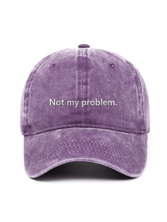 Not my problem. - Čapkov.cz washed kšiltovka – washed 9