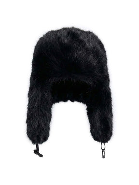 Ushanka bez výšivky – Zimní Čepice – Černá