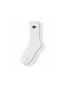 Capkov Embroidery Socks Duck DK – Bílá
