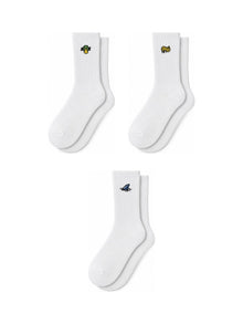 Capkov Embroidery Socks Fun Set, BĂlĂĄ