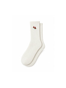 Capkov Embroidery Socks Watermelon – Krémová