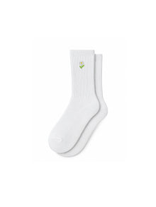 Capkov Embroidery Socks Daisy, BĂlĂĄ