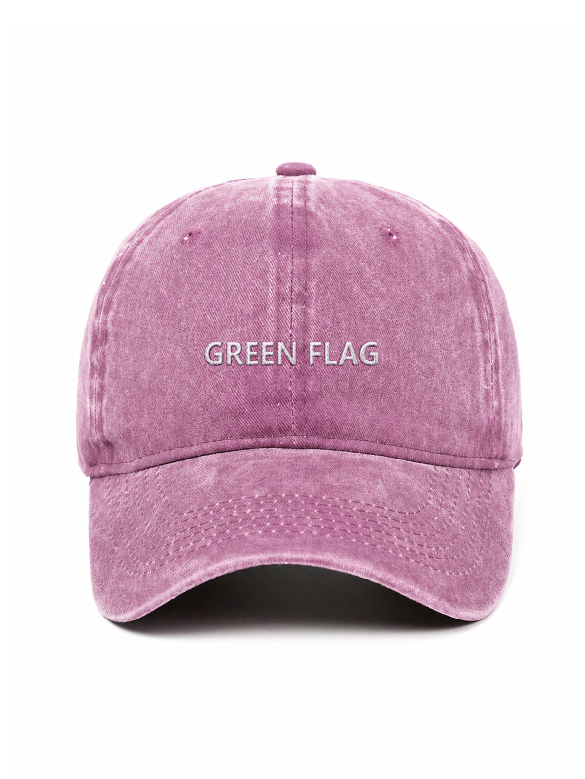 GREEN FLAG - Čapkov.cz washed kšiltovka – washed mauve