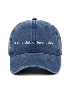 Same shit, different day. – washed kšiltovka, Washed Denim – fotka 4 z 12