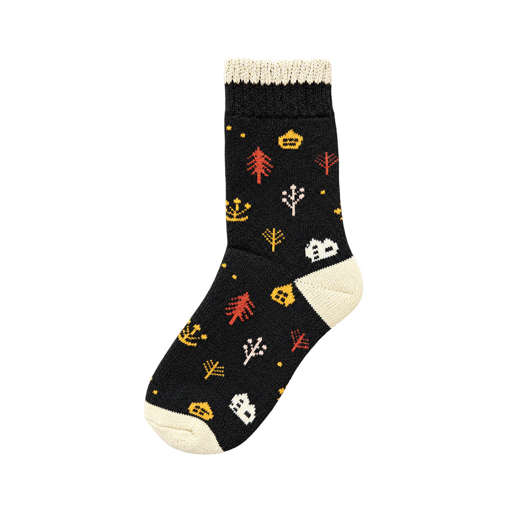 Capkov Winter Socks Forest, ÄernĂĄ