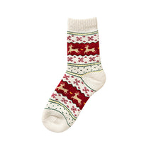 Capkov Winter Socks Reindeer, Bílá – fotka 4 z 5