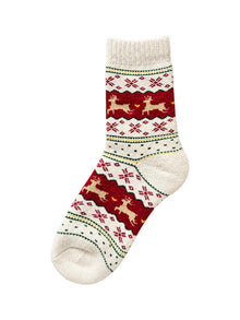 Capkov Winter Socks Reindeer, BĂlĂĄ â fotka 4 z 5