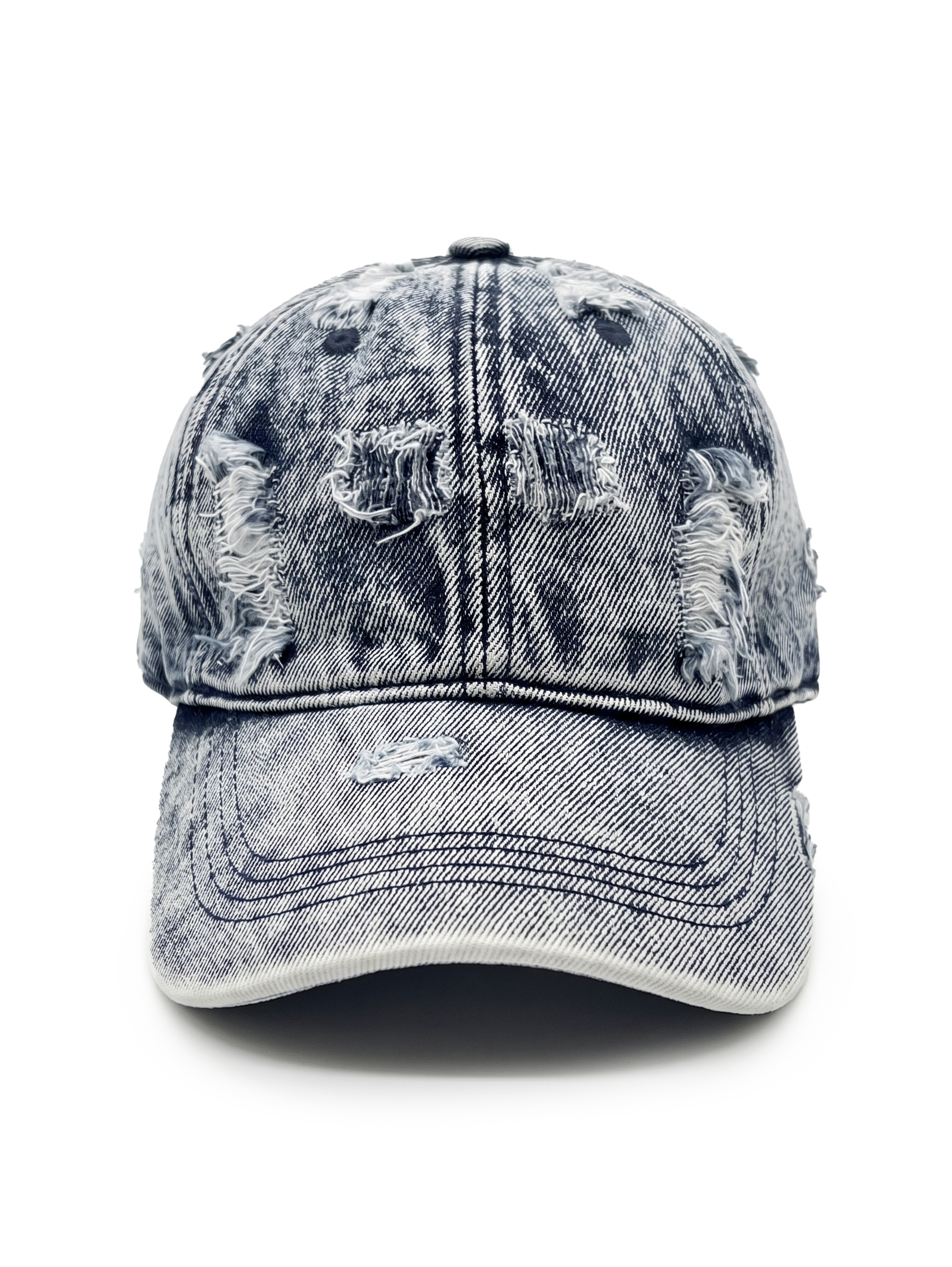 Distressed Denim čapka bez výšivky - Čapkov.cz washed kšiltovka-Hat-Capkov-Capkov