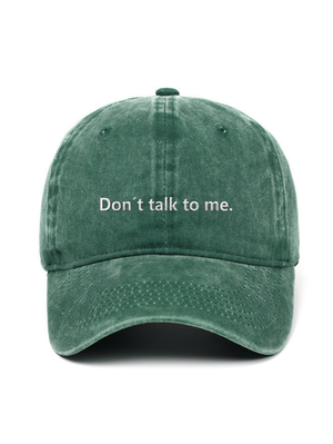 Don't talk to me. - Čapkov.cz washed kšiltovka-Hat-Capkov-Capkov