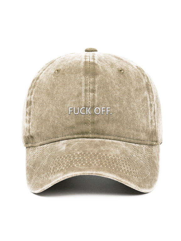 FUCK OFF. - Čapkov.cz washed kšiltovka-Hat-Capkov-Capkov