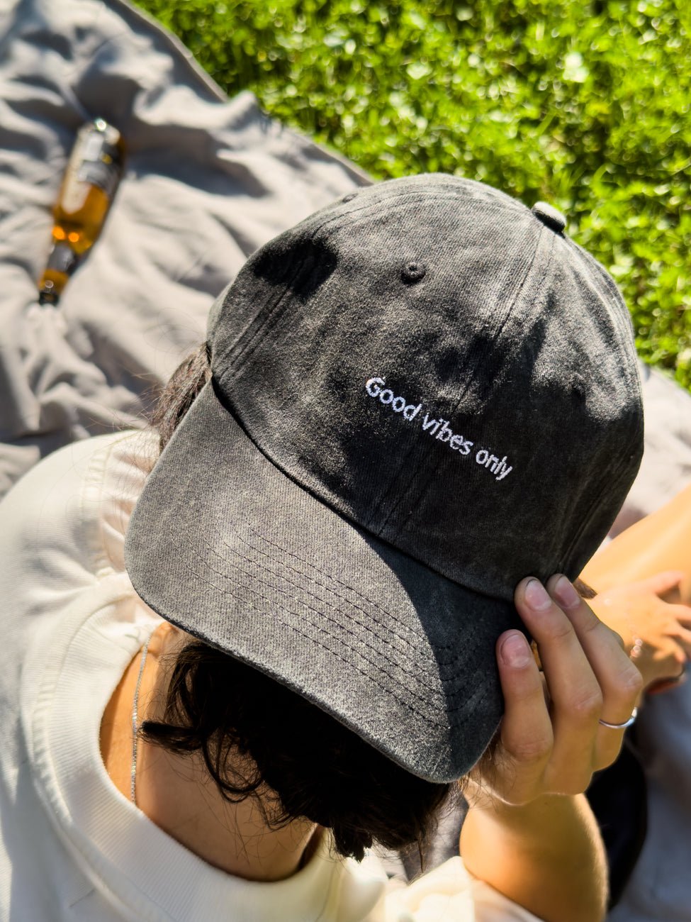 Good vibes only - Cap - Hat - Capkov - Capkov