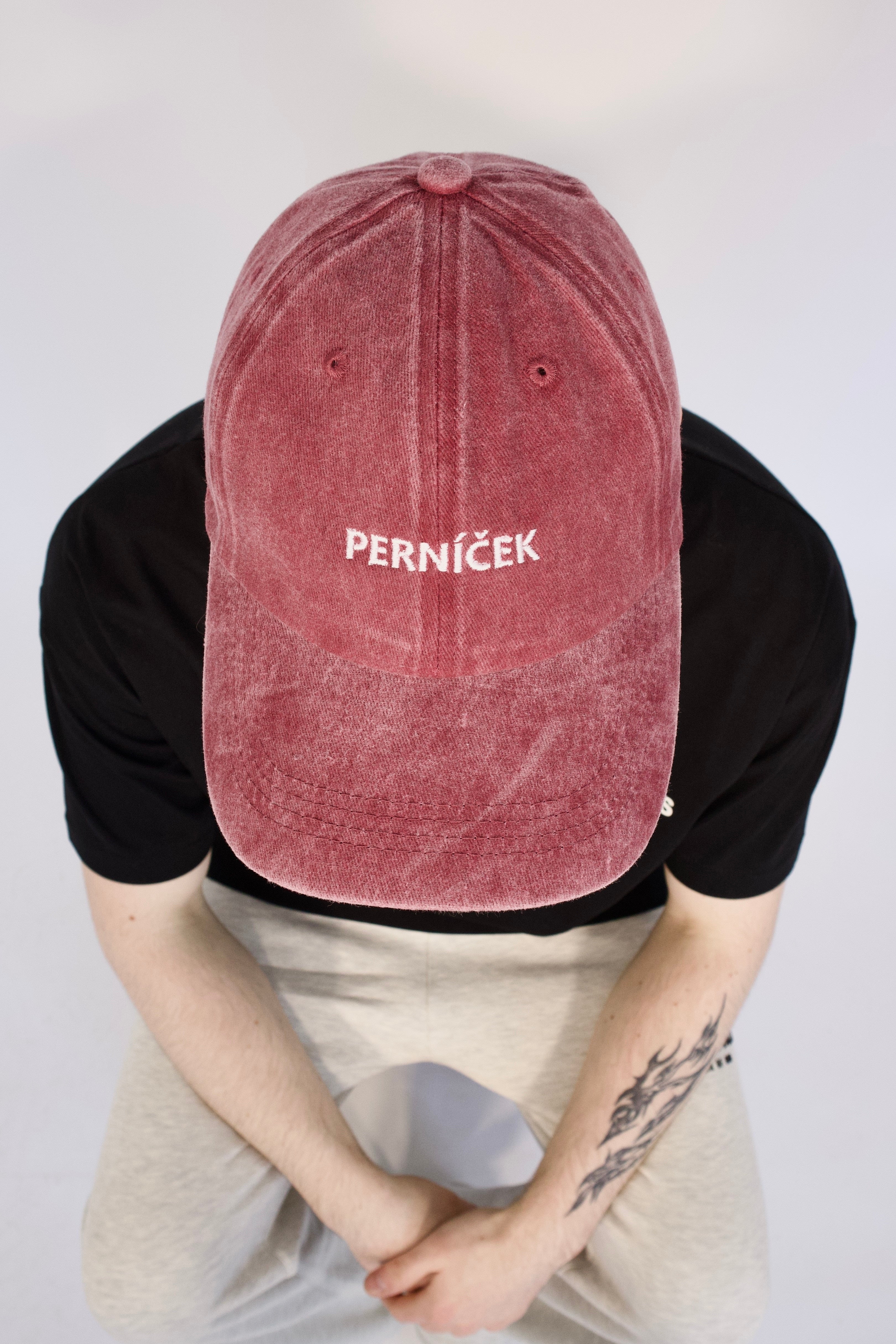 PERNÍČEK - Čapkov.cz washed kšiltovka-hat-Capkov-Capkov