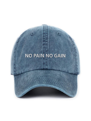 NO PAIN NO GAIN - Cap - Hat - Capkov - Capkov