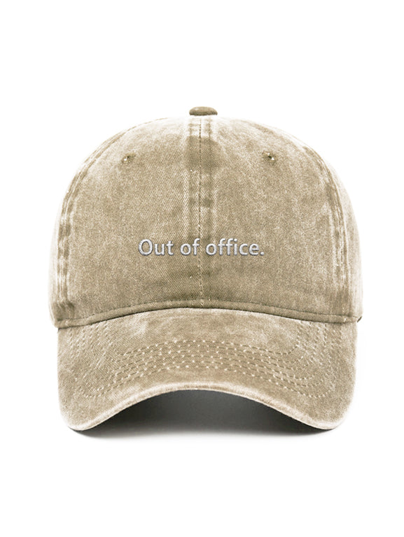 Out of office. - Čapkov.cz washed kšiltovka-Hat-Capkov-Capkov