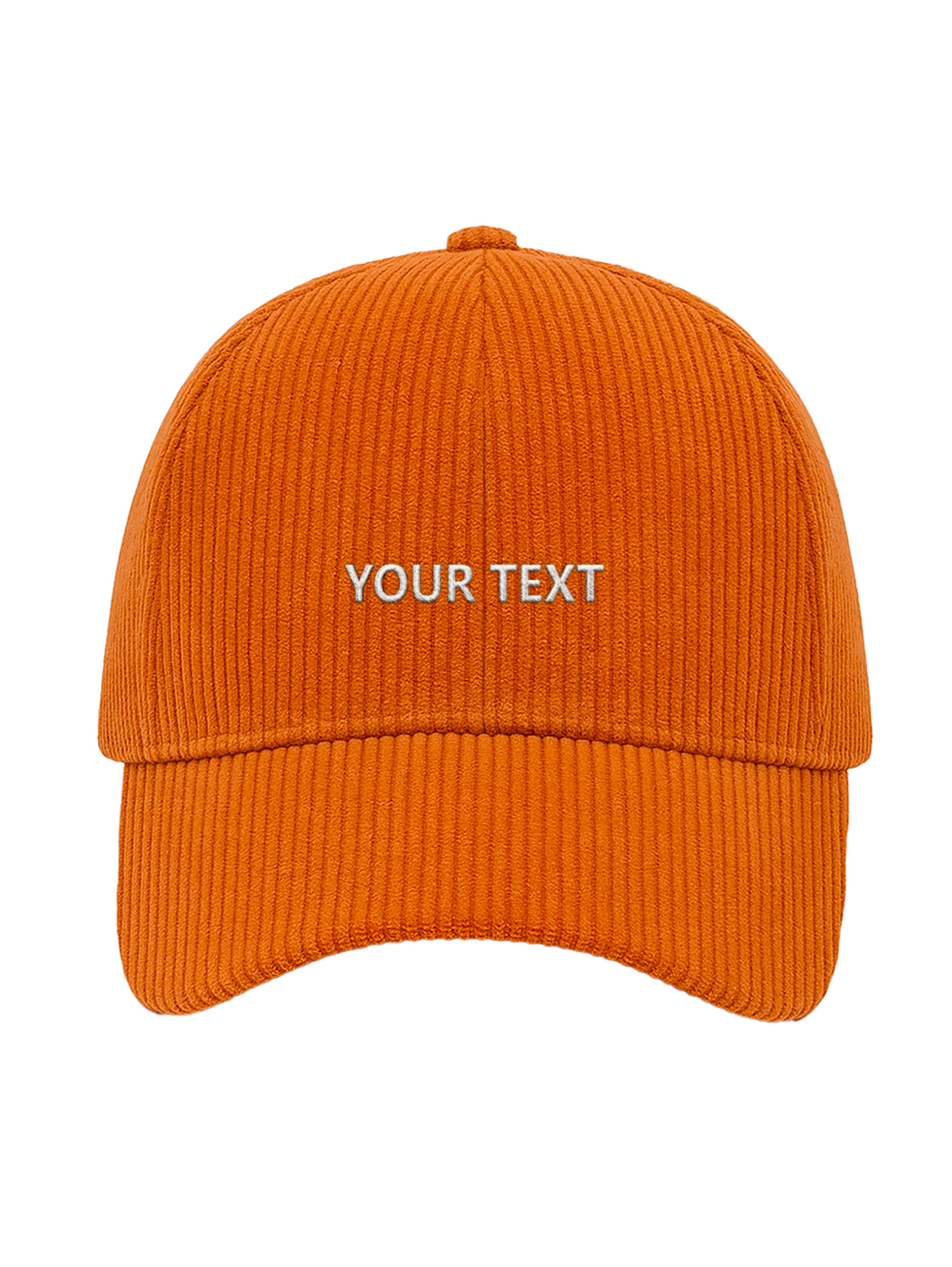 ✂️ Vlastní design čapky TEXTOVÝ - Čapkov.cz manšestrová kšiltovka-Hat-Capkov-Capkov