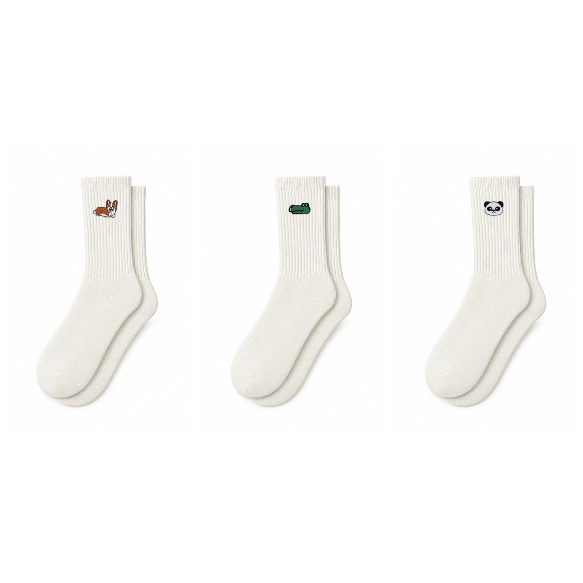 Capkov Embroidery Socks Animal Set