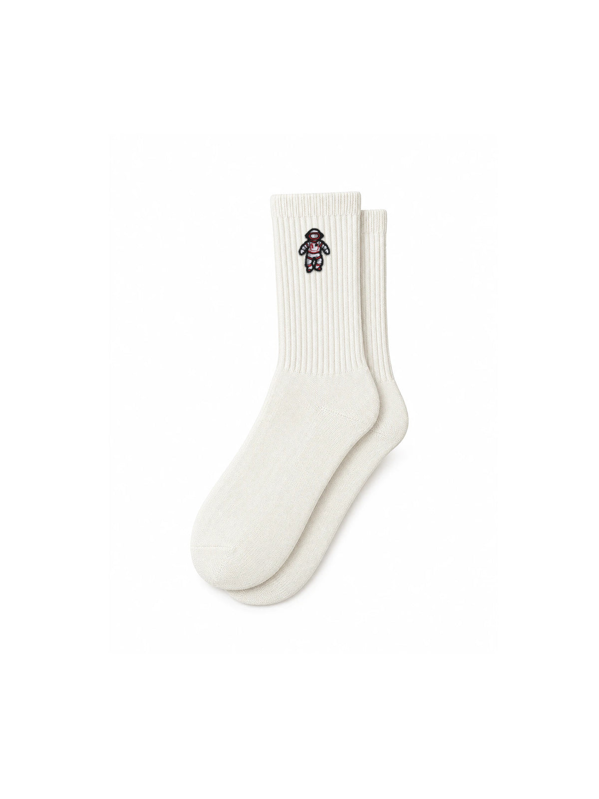 Capkov Embroidery Socks Astronaut – Krémová