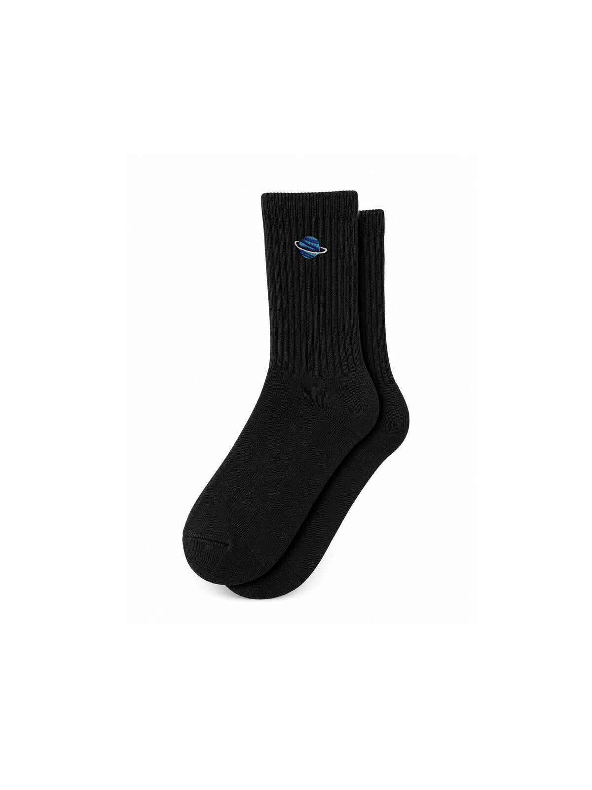 Capkov Embroidery Socks Planet – Černá