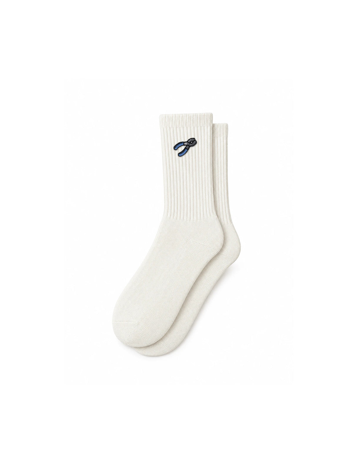 Capkov Embroidery Socks Pliers – Krémová