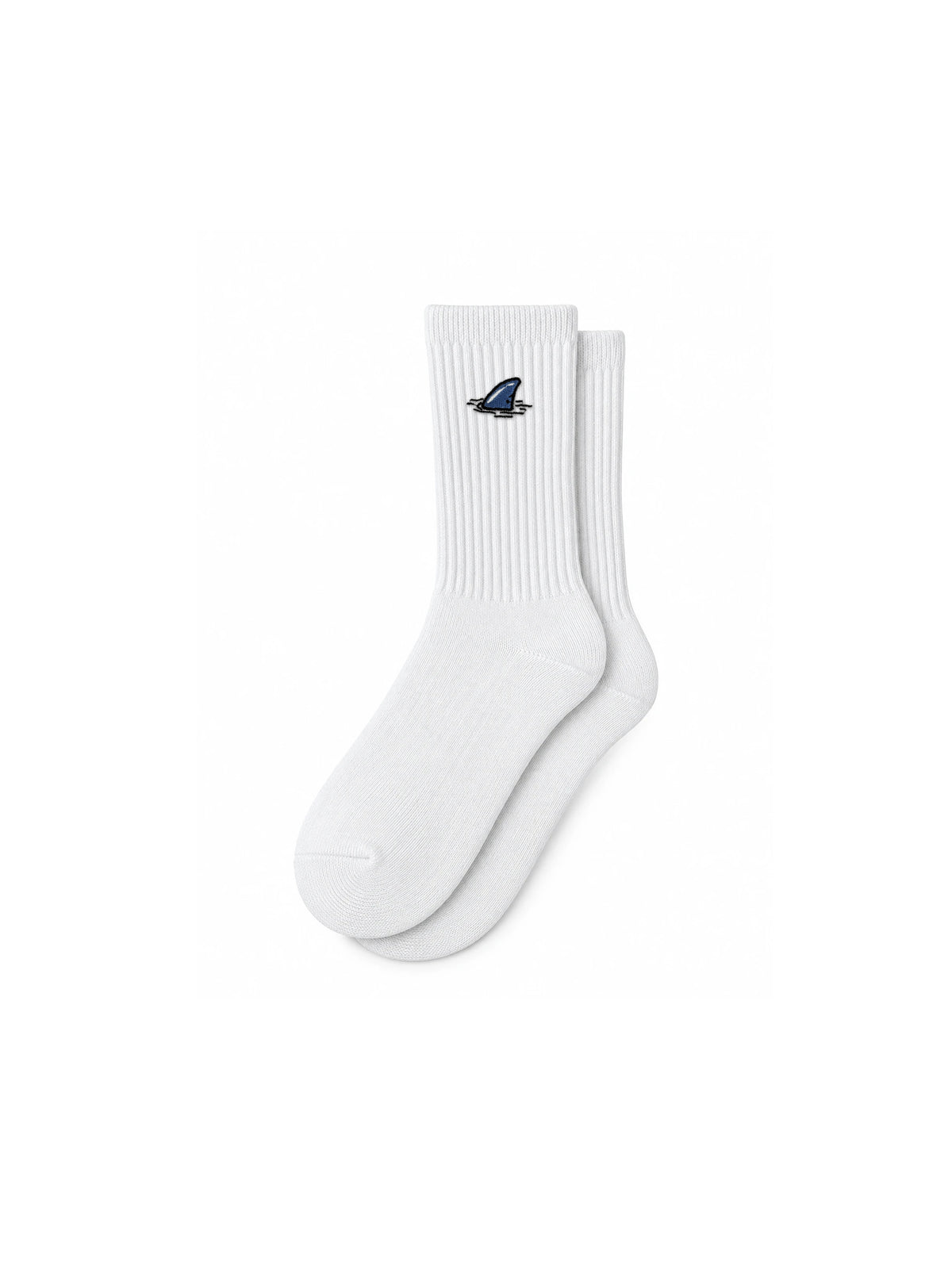 Capkov Embroidery Socks Shark – Bílá