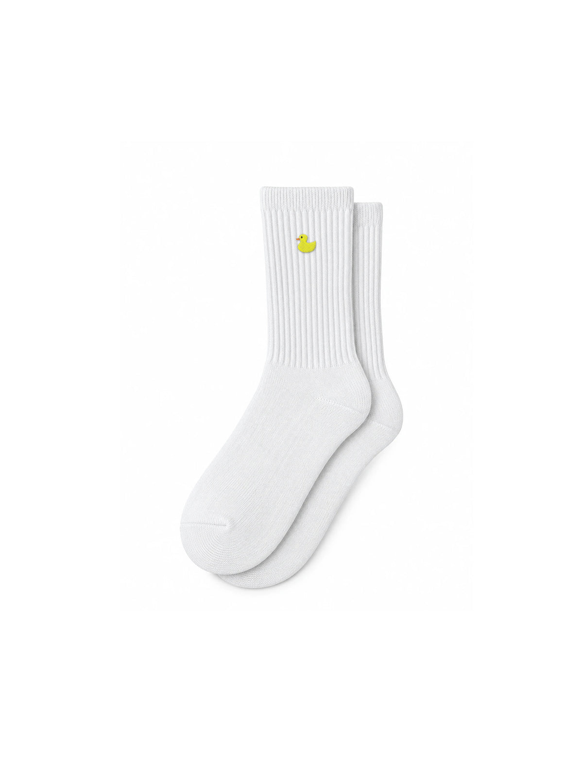 Capkov Embroidery Socks Duck, Bílá