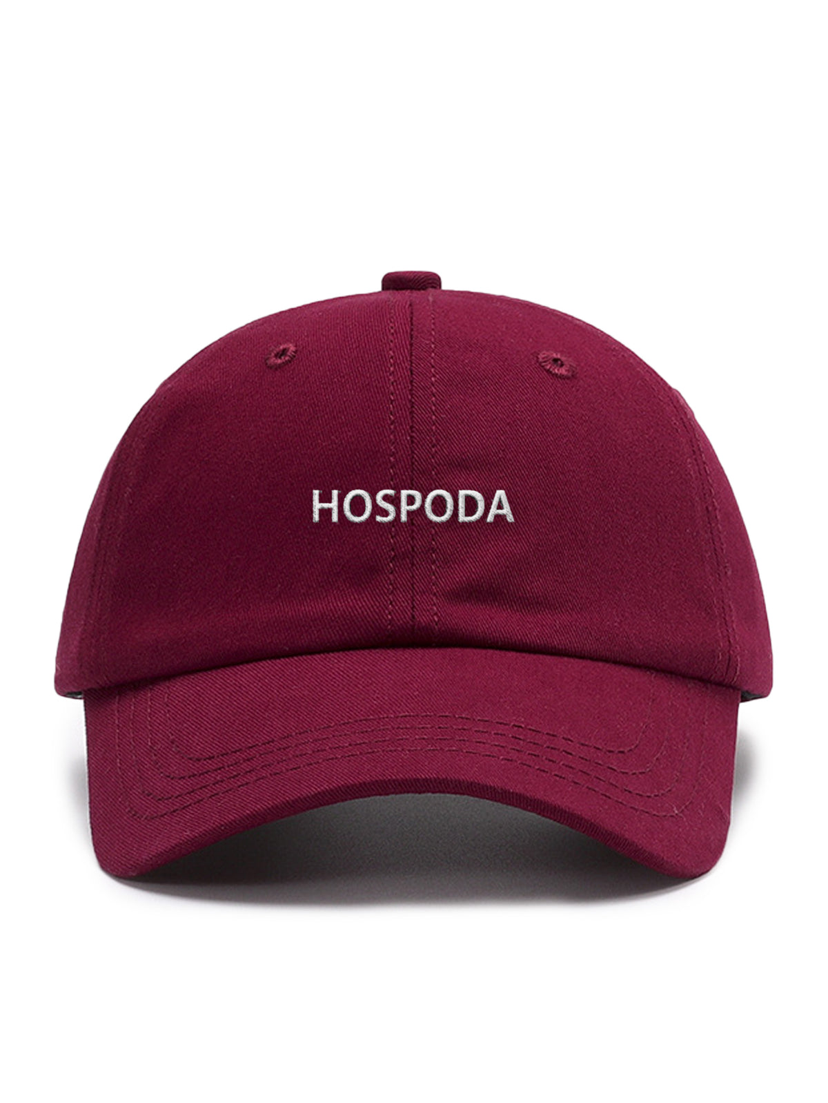 HOSPODA – kšiltovka, Vínová – fotka 8 z 14