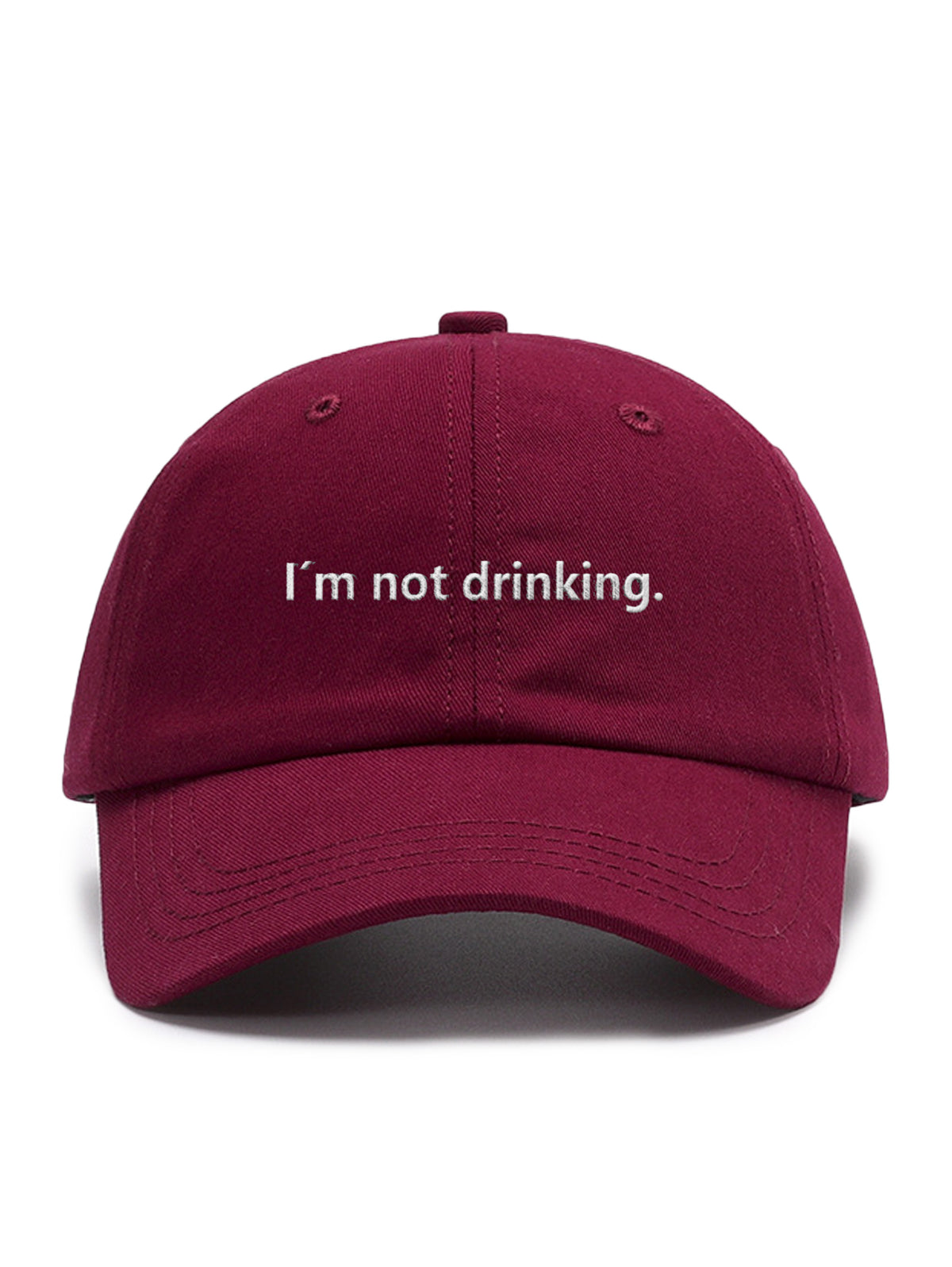 I’m not drinking – kšiltovka, Vínová – fotka 8 z 14