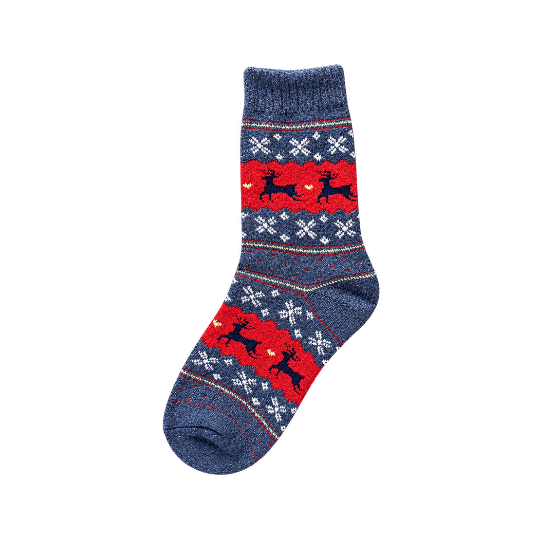 Capkov Winter Socks Reindeer, Modrá – fotka 5 z 5