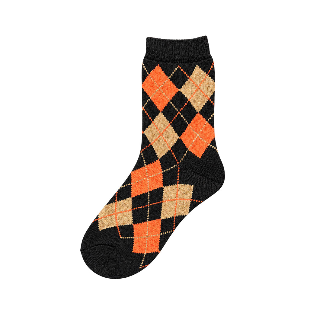 Capkov Winter Socks Argyle, Černá