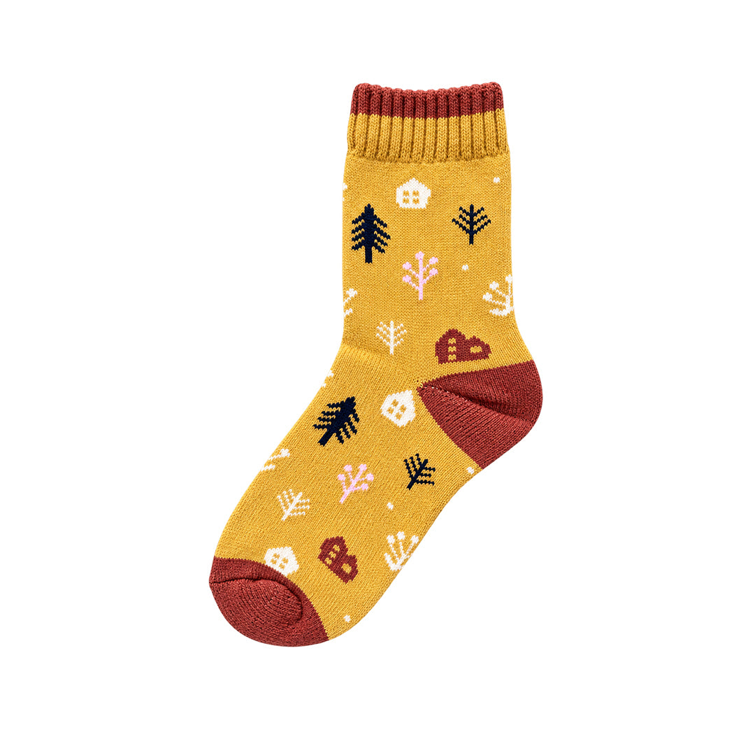 Capkov Winter Socks Forest, Žlutá – fotka 5 z 5